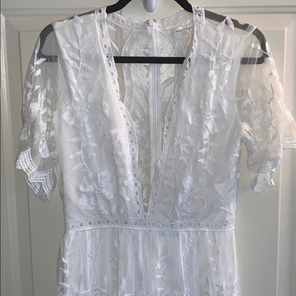 Boutique lace maxi dress